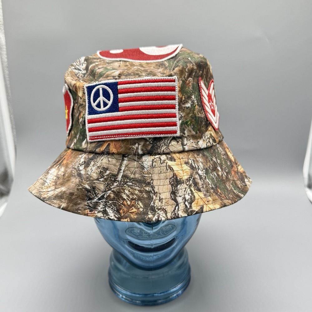 Coney Island Picnic Camo Patch Bucket Hat Urban Outfitters One Size USA Patch